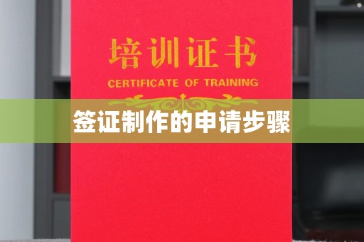 祥符签证制作的申请步骤