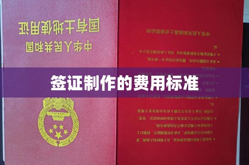 祥符签证制作的费用标准