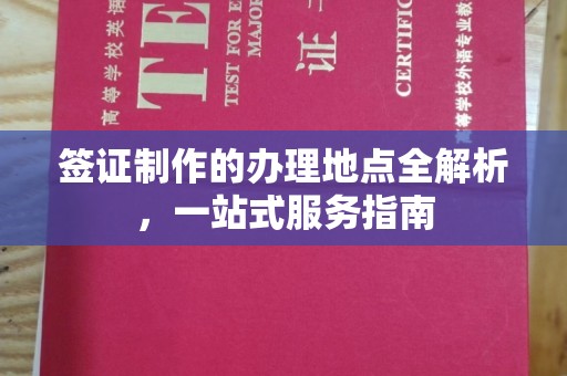 祥符签证制作的办理地点全解析，一站式服务指南