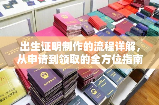 祥符出生证明制作的流程详解，从申请到领取的全方位指南